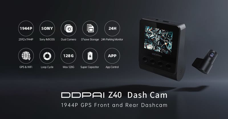 DDPAI Z40 Dashcam Features V2 กล้องติดรถยนต์ Z40 