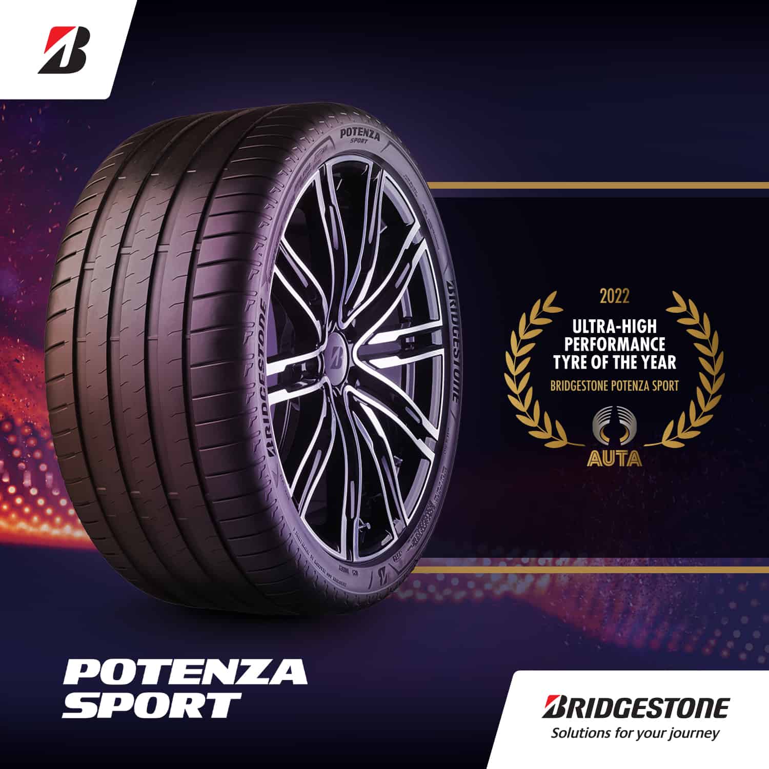 Bridgestone Potenza Sport คว้ารางวัล Auta ปี 2022 Autolifethailandtv