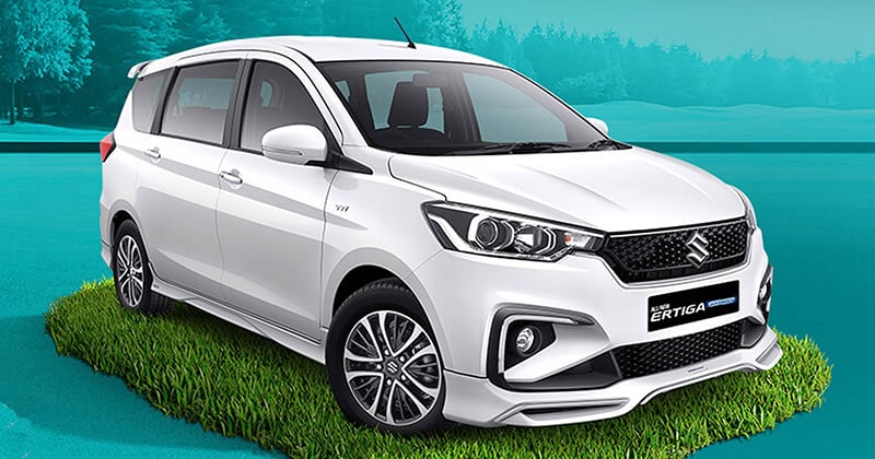 Ertiga smart deals hybrid top model