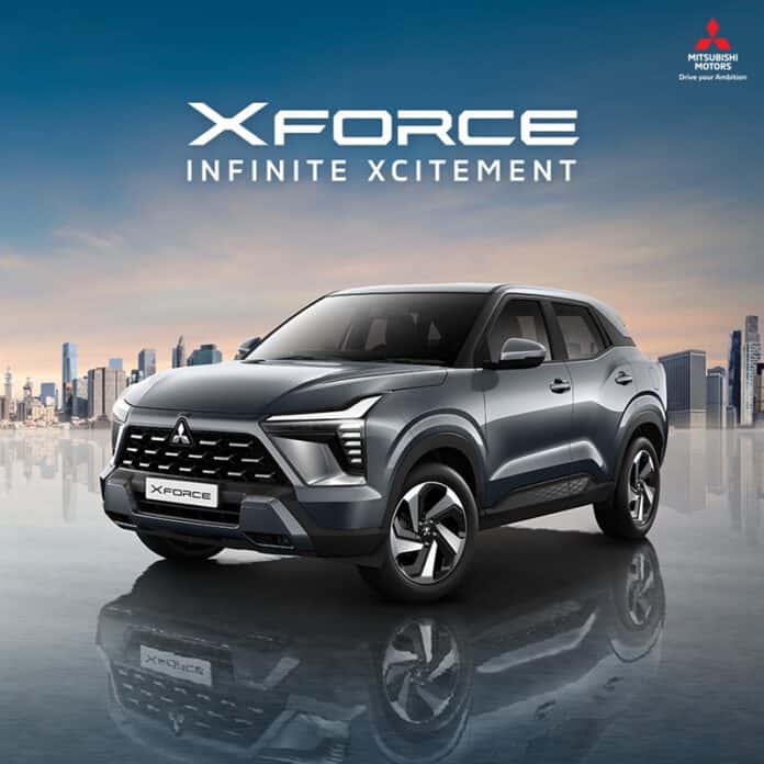 All NEW Mitsubishi XForce B-SUV 5 ที่นั่ง เวอร์ชั่นผลิตจริง ! เตรียม ...