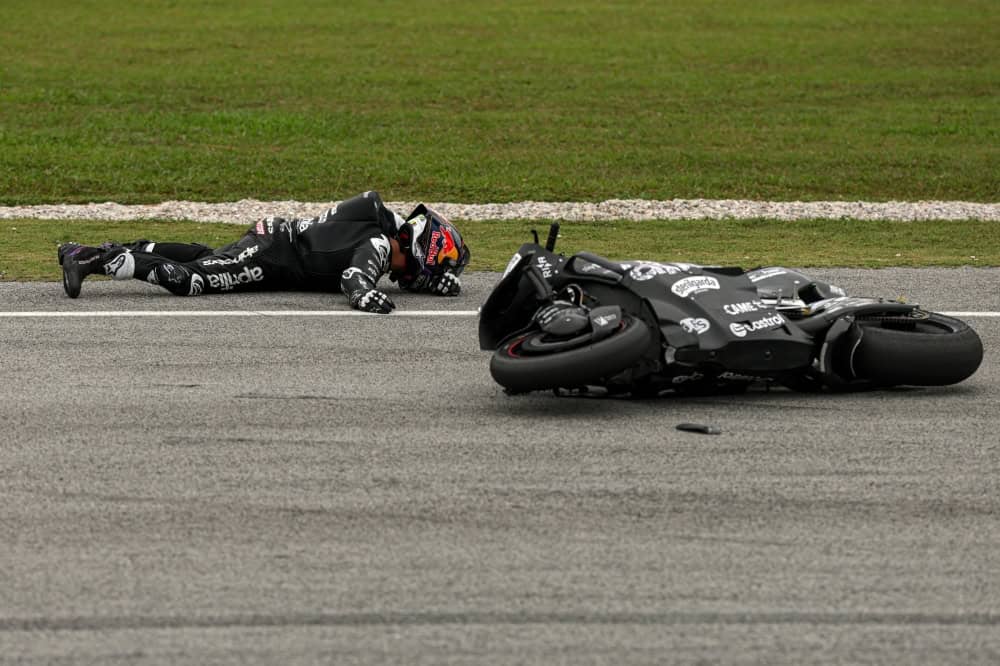 Jorge Martin Crash Pre-Season Test MotoGP 2025