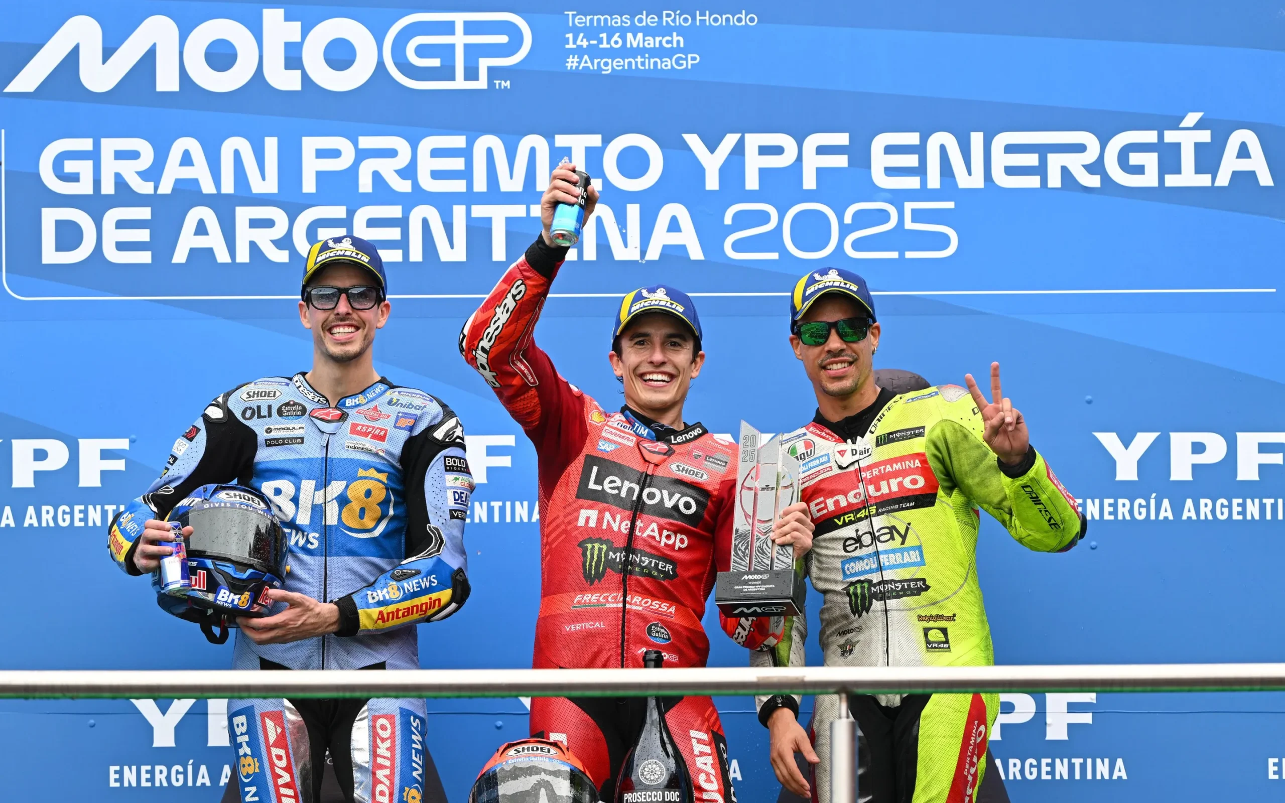 MotoGP 2025 Argentina Podium