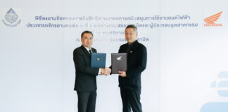 ไทยฮอนด้า เข้าร่วม EV 3.5 หนุนการผลิตรถจักรยานยนต์ไฟฟ้าต่อเนื่อง Honda