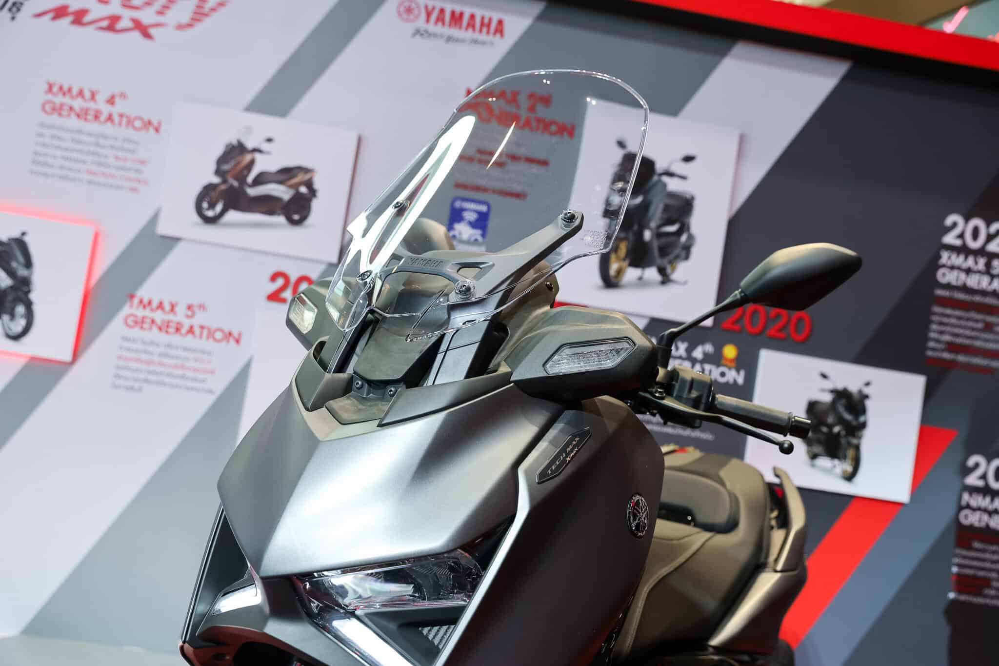 New Yamaha XMAX Tech Max รุ่นพิเศษ ชิลด์หน้าไฟฟ้า-หน้าจอใหม่ 1,000 คัน ...