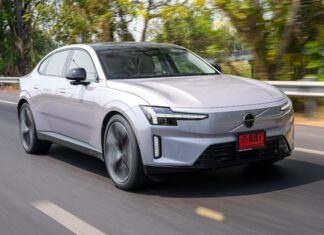 พาไปชมภาพรถคันจริง Volvo ES90 รถไฟฟ้า100% เวอร์ชั่นไทย : 2,990,000 บาท | แบต 92 kWh วิ่งระยะ 755 km. ชาร์จ DC 350 kW Volvo ES90