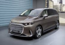 Mercedes-Benz VLE รถตู้ไฟฟ้า100% แบต 800V 115 kW วิ่งระยะกว่า 700 km. (WLTP) ชาร์จ DC 300 kW Mercedes-Benz VLE