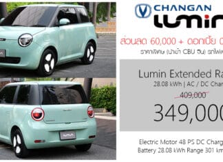 ส่วนลด 60,000 ! ChangAn Lumin DC รถไฟฟ้า100% ราคาพิเศษ : 349,000 บาท (นำเข้า CBU) | Motor Show 2026