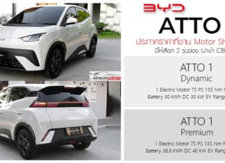 เปิดสเป็ค – ภาพรถคันจริง BYD ATTO 1 รถไฟฟ้า100% เวอร์ชั่นไทย Hatchback 5 ประตู วางตลาดต่ำกว่า Dolphin