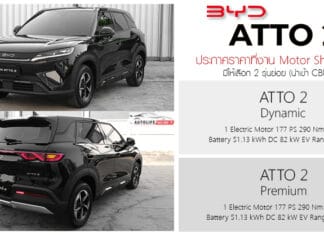 เปิดสเป็ค – ภาพรถคันจริง BYD ATTO 2 รถไฟฟ้า100% เวอร์ชั่นไทย B-SUV วางตำแหน่งตลาดต่ำกว่า ATTO 3 BYD ATTO 2