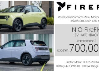เปิดสเป็ค – ภาพรถคันจริง NIO FireFly รถไฟฟ้า100% เวอร์ชั่นไทย รองรับ SWAP Battery คาดราคา 7 แสนบาท Nio FireFly