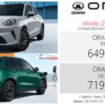 ปรับเพิ่ม 20,000 ! GWM ORA 5 SUV EV ไฟฟ้า100% ราคาอย่างเป็นทางการ : 649,000 – 719,000 บาท (ผลิตไทย) GWM ORA 5 SUV