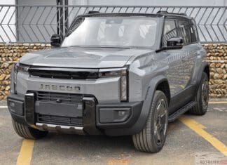 ภาพรถคันจริง JAECOO 6T REEV เปิดตัวในไทย กลางปี 2026 นี้ ! 1,0xx,000 บาท เบนซิน 1.5 TURBO ปั่นไฟ ขับเคลื่อนด้วยมอเตอร์ไฟฟ้า ขับ4 i-AWD JAECOO 6T REEV