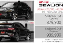 ปรับเพิ่ม 40,000 ! BYD Sealion 6 DM-i PHEV ราคาอย่างเป็นทางการ : 879,900 – 939,900 บาท (ประกอบไทย) | 1 กรกฎาคม 2026