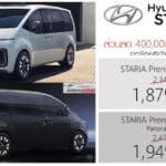 ส่วนลด 400,000 + 70,000 ! Hyundai STARIA Premium ราคาพิเศษ : 1,879,000 – 1,949,000 บาท | แคมเปญ Back to School Hyundai Staria Premium