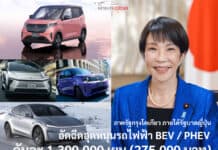 กรุงโตเกียว ประเทศญี่ปุ่น เพิ่มเงินอุดหนุนสูงสุดคันละ 1,300,000 เยน (275,000 บาท) ดันรถไฟฟ้า BEV และ PHEV