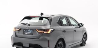 ภาพรถคันจริง Honda City Minorchange 2026 (Hatchback) ราคาอย่างเป็นทางการ : 579,000 – 749,000 บาท | TURBO / e:HEV Honda City Minorchange 2026