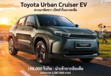 Toyota Urban Cruiser EV รถไฟฟ้า100% พวงมาลัยขวา เปิดตัวในมาเลเซีย ถูกกว่า BZ4X Toyota Urban Crusier EV