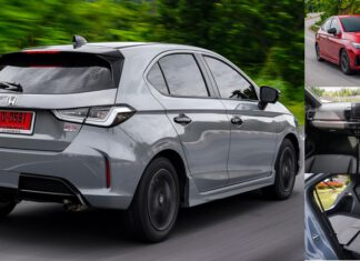 ภาพรถคันจริง Honda City e:HEV RS Minorchange 2026 (Sedan/Hatchback) : 739,000 – 749,000 บาท | 1.5 Full Hybrid Honda City Minorchange 2026