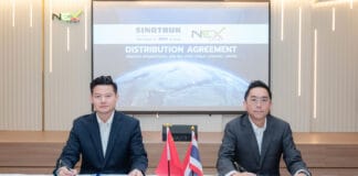 SINOTRUK แต่งตั้ง NEX เป็น Exclusive Distributor รถบรรทุกไฟฟ้าในไทย NEX
