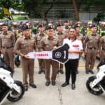 ยามาฮ่า ส่งมอบ YAMAHA NMAX 155 รุ่นใหม่ 1,001 คัน ให้ตำรวจจราจร YAMAHA