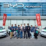 BYD-LINE MAN ส่งมอบรถยนต์ไฟฟ้าบริการให้เช่าบน LINE MAN RIDE BYD