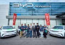 BYD-LINE MAN ส่งมอบรถยนต์ไฟฟ้าบริการให้เช่าบน LINE MAN RIDE BYD
