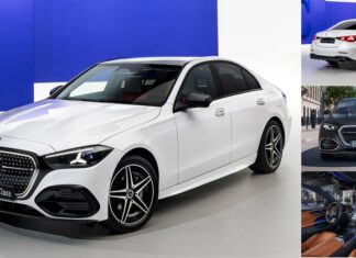 Mercedes-Benz C-Class Facelift (W206) ปรับดีไซน์ครั้งใหญ่ กระจังหน้า Radiator Grille ไฟดวงดาว Star Design Mercedes-Benz C-Class Facelift