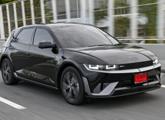 ภาพรถคันจริง Hyundai IONIQ 5 N Line (2026) ราคาอย่างเป็นทางการ : 1,399,000 บาท (ประกอบไทย) | แบต 800V 84 kWh DC 350 kW Hyundai IONIQ 5