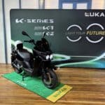 ภาพรถคันจริง LUKAS K-Series มอเตอร์ไซค์ไฟฟ้า 100% สัญชาติไทย 2 รุ่นย่อย ราคา 69,900-88,000 บาท LUKAS