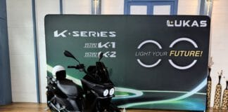 ภาพรถคันจริง LUKAS K-Series มอเตอร์ไซค์ไฟฟ้า 100% สัญชาติไทย 2 รุ่นย่อย ราคา 69,900-88,000 บาท LUKAS