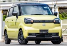 ภาพรถคันจริง Suzuki e SKY EV รถไฟฟ้า100% K-Car Hatchback 5 ประตู เปิดตัวในญี่ปุ่น ปลายปี 2026 นี้ ! Suzuki e SKY EV
