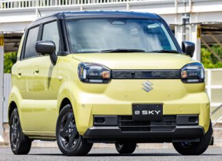 ภาพรถคันจริง Suzuki e SKY EV รถไฟฟ้า100% K-Car Hatchback 5 ประตู เปิดตัวในญี่ปุ่น ปลายปี 2026 นี้ ! Suzuki e SKY EV