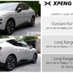 เปิดสเป็ค – ภาพรถคันจริง XPENG L03 รถไฟฟ้า100% เวอร์ชั่นไทย 3 รุ่นย่อย รุ่น Top ULTRA ชิป Turing AI 3 ตัว XPENG L03
