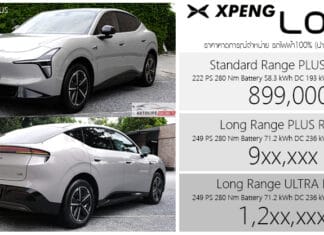 XPENG L03 รถไฟฟ้า100% ราคาคาดการณ์ : 899,000 – 1,2xx,000 บาท | รุ่น ULTRA ชิป Turing AI 3 ตัว ชาร์จ DC 3C 236 kW XPENG L03