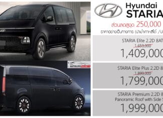 ส่วนลด 250,000 ! Hyundai STARIA ราคาพิเศษ : 1,409,000 – 1,999,000 บาท | แคมเปญ Game On, Deal On Hyundai STARIA