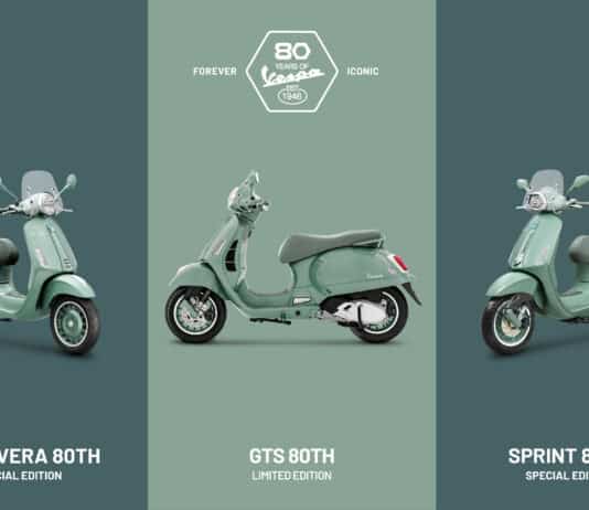 เวสป้า เปิดตัวคอลเลกชั่นพิเศษ “VESPA 80TH” ฉลอง 80 ปีใน 3 รุ่นฮิต VESPA
