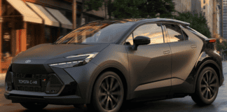 Toyota C-HR GR SPORT รุ่นย่อยใหม่จากยุโรป สีด้านตัดสีดำ เปลี่ยนล้อใหม่พร้อมช่วงล่าง