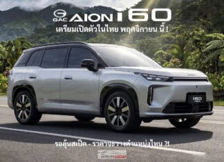 GAC AION i60 รถไฟฟ้า100% BC-SUV เตรียมเปิดตัวในไทย พฤศจิกายน นี้ ! พื้นฐานเดียวกับ AION V / Toyota BZ3X GAC AION i60