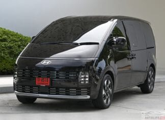 ภาพรถคันจริง Hyundai STARIA Hybrid Minorchange ราคาอย่างเป็นทางการ : 2,099,000 – 2,399,000 บาท (นำเข้า CBU เกาหลีใต้) | MPV 11 ที่นั่ง Hyundai STARIA Hybrid