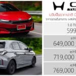 Honda City Minorchange 2026 (Sedan/Hatchback) ราคาอย่างเป็นทางการ : 599,000 – 779,000 บาท | ปรับเป็นราคาปกติ มีผล 1 ตุลาคม 2026 Honda City Minorchange 2026