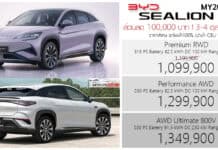 ส่วนลด 100,000 ! ราคาพิเศษ BYD Sealion 7 MY2026 รถไฟฟ้า100% : 1,099,900 – 1,349,900 บาท (นำเข้า CBU จีน) | 2 วัน ! 3-4 ตุลาคม 2026 BYD Sealion 7