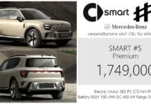 Smart #5 รถไฟฟ้า100% ราคาอย่างเป็นทางการ : 1,749,000 บาท (นำเข้า CBU จีน) | BOXY C-SUV x Mercedes-Benz Smart #5